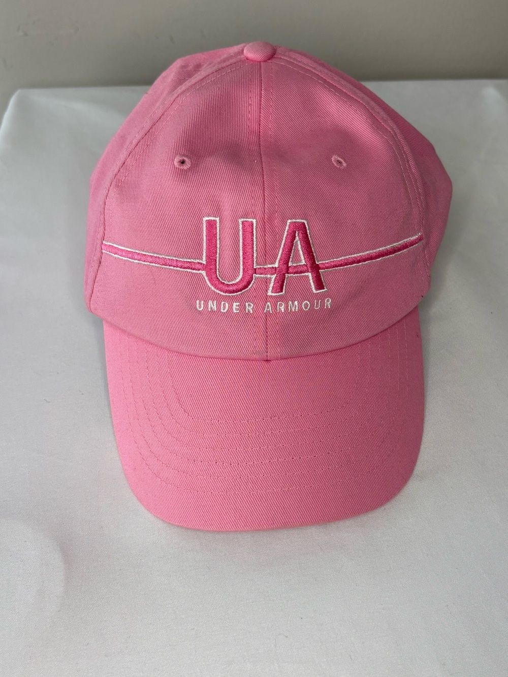 Under Armour Pink UA Logo Baseball Hat